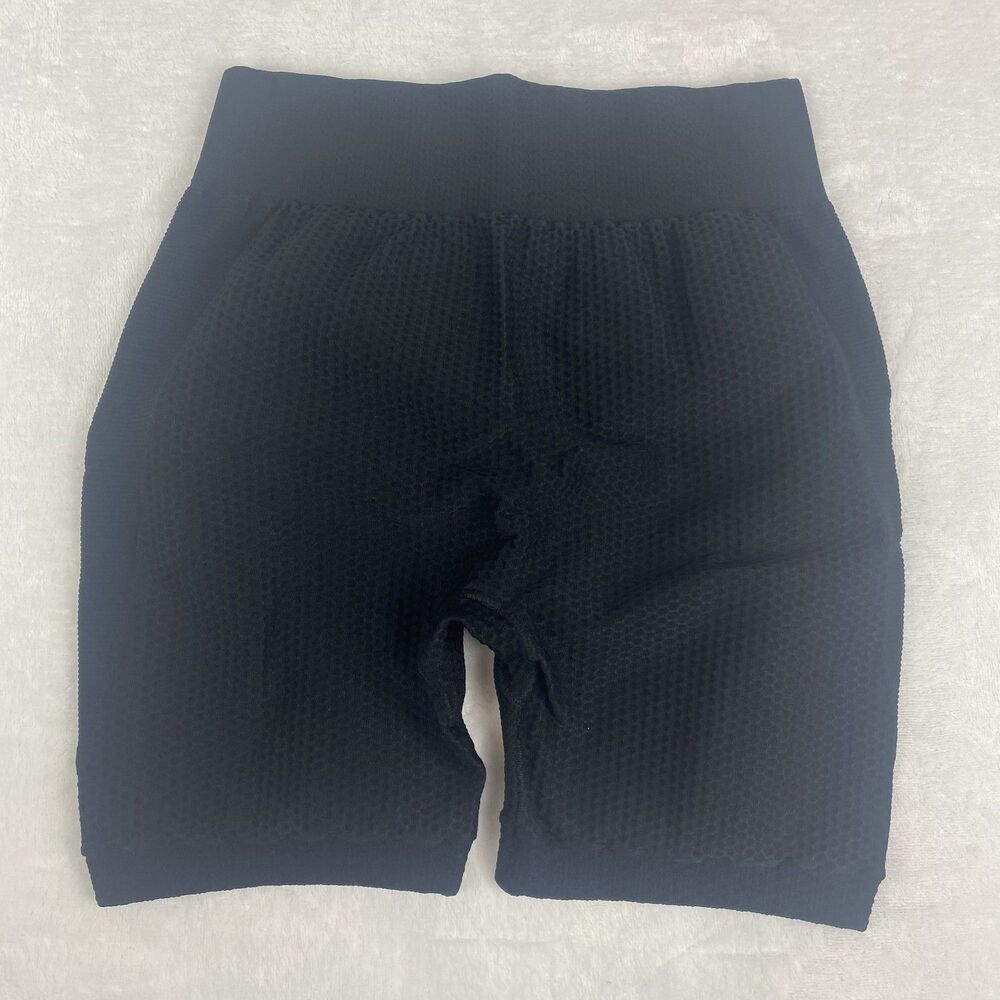 Prozis Workout Shorts Womens Medium Black Peach Perfect FX Regular Waist